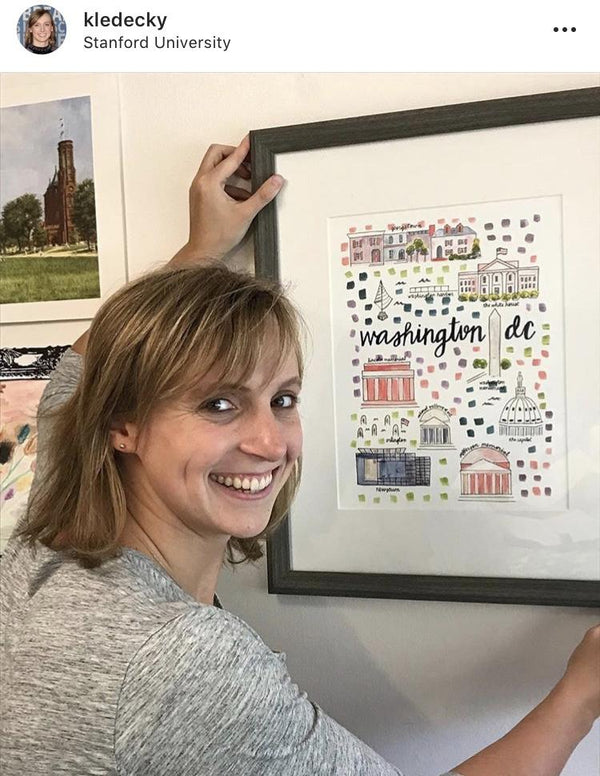 Spotted: the DC Print in Olympian Katie Ledecky's Home!