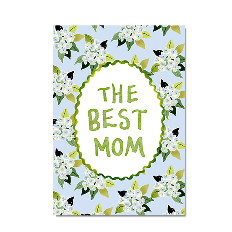 The Best Mom Hydrangeas Card