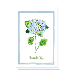 Mini Flower Thank you Card, Hydrangea