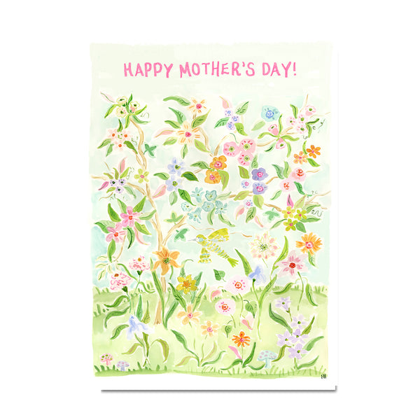 Mother's Day Garden Chinoiserie Card