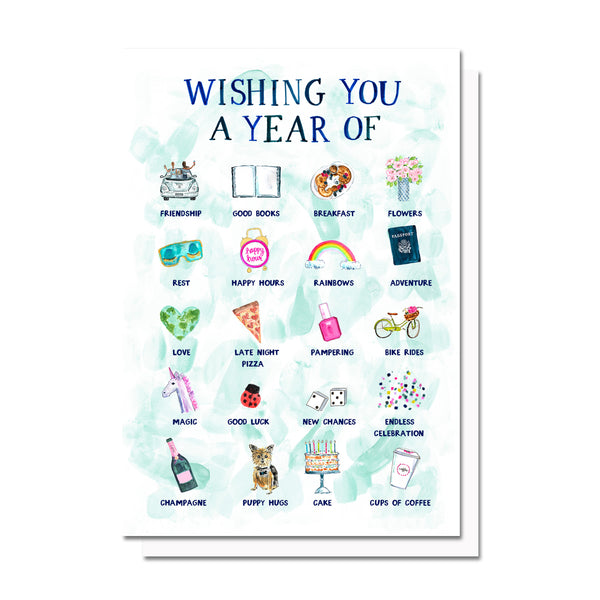 Birthday/New Year Wishes Card