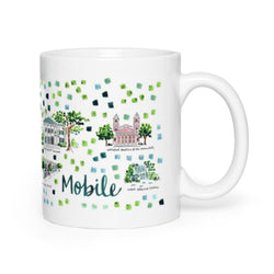 Mobile, AL Map Mug