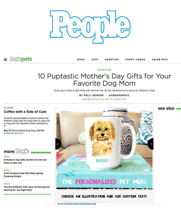 Personalized Pet Mug Spotted on People!