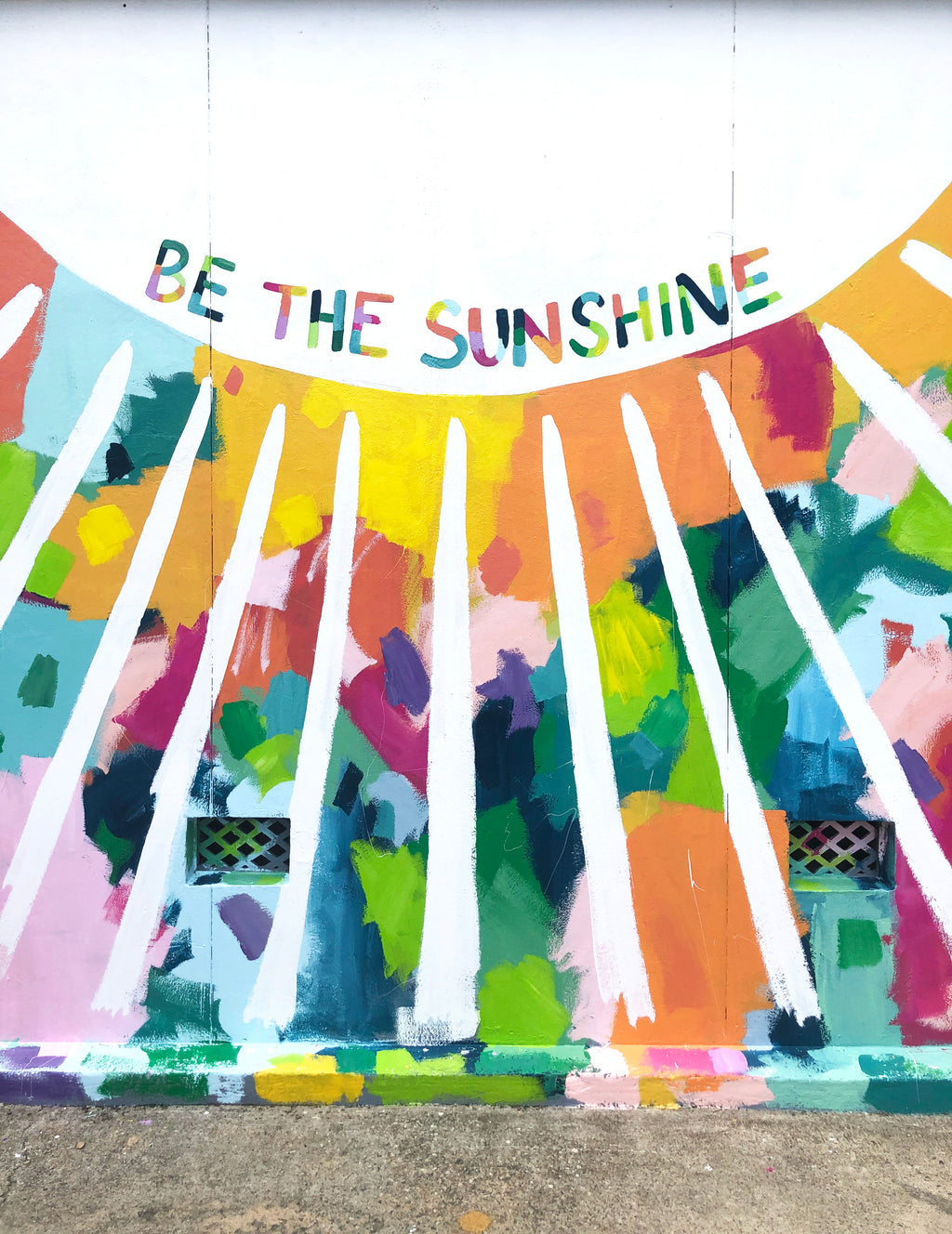 The Confetti Sunshine Wall – Evelyn Henson