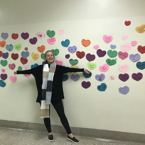 A Guide to Charlotte NC: Confetti Hearts Wall Edition! – Evelyn Henson