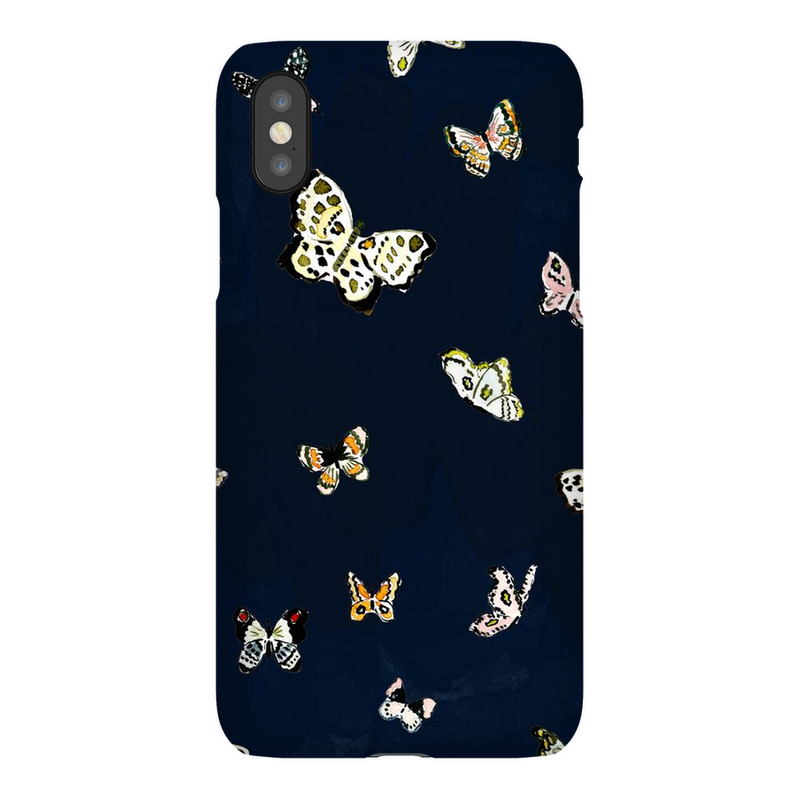 Butterfly Season (Navy) Phone Case