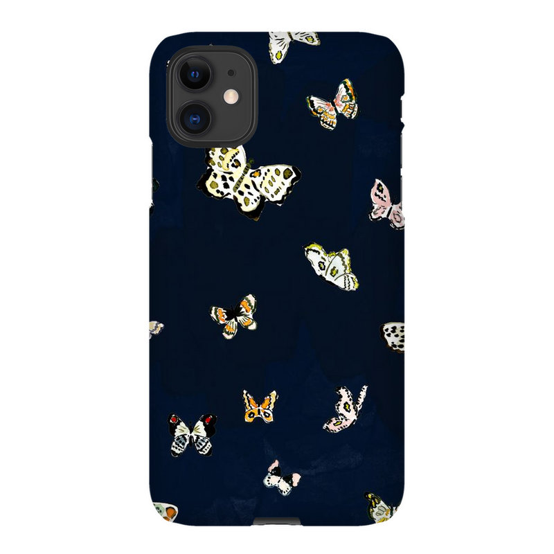 Butterfly Season (Navy) Phone Case