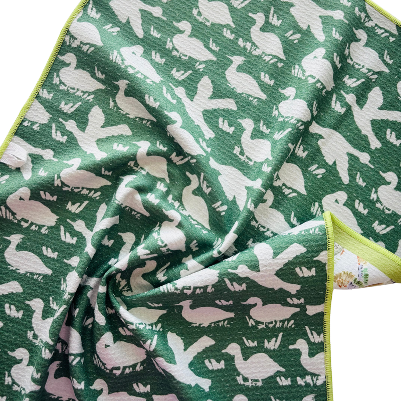 Duck, Duck Double-Sided Tea Towel