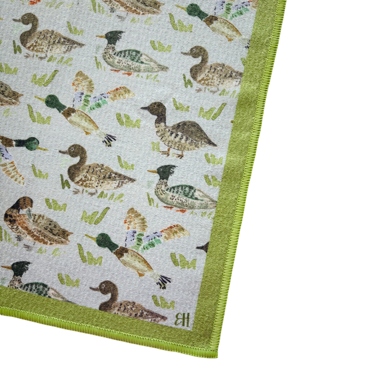 Duck, Duck Double-Sided Tea Towel