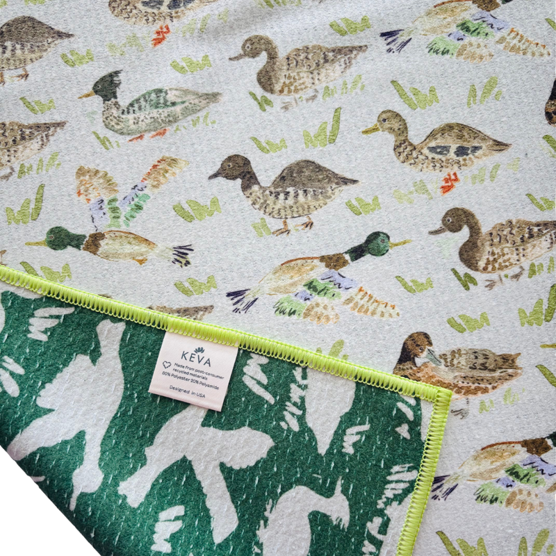 Duck, Duck Double-Sided Tea Towel