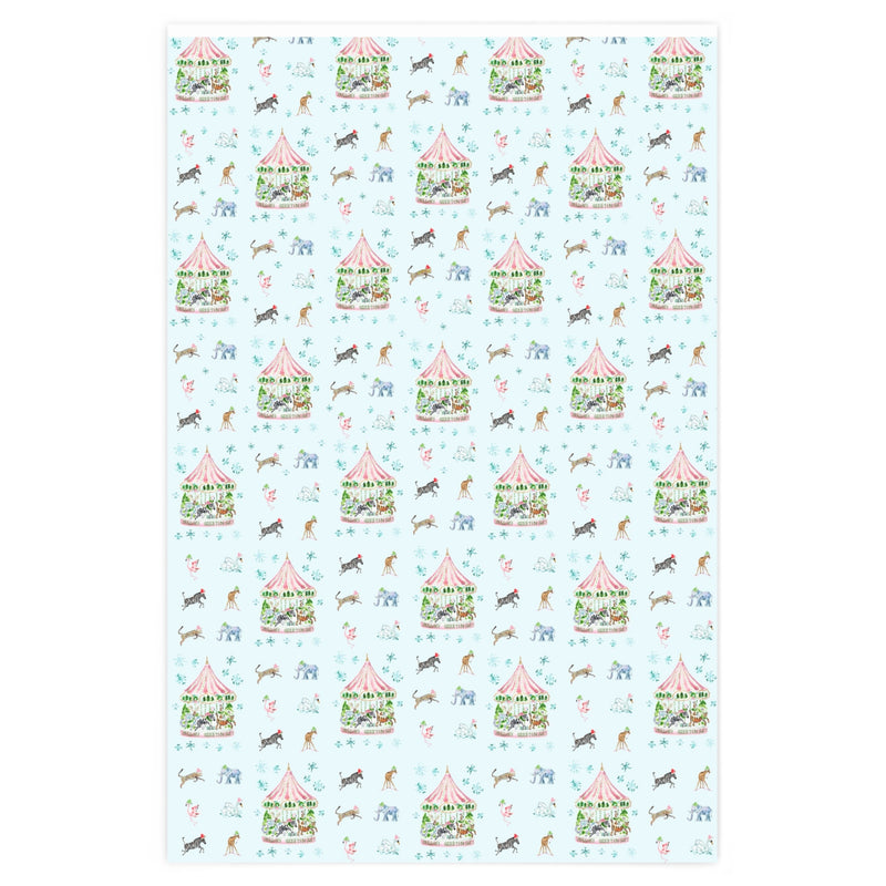 Holiday Animalia Wrapping Paper
