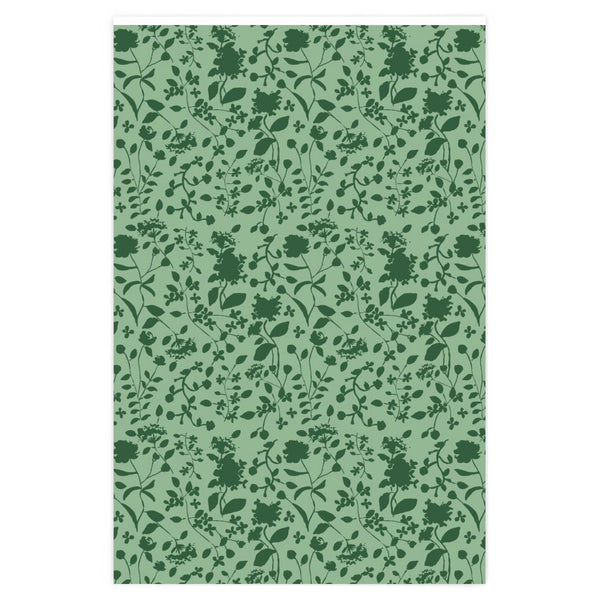 Hepburn Holiday Green Wrapping Paper