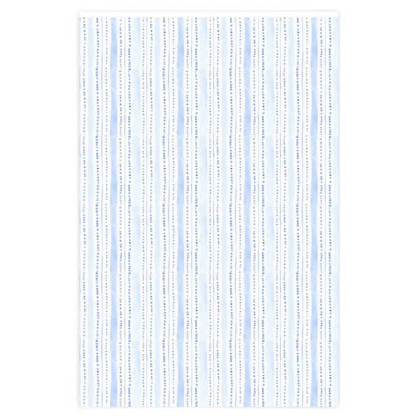 EHappy Stripe Blue Wrapping Paper
