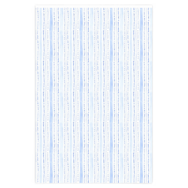 EHappy Stripe Blue Wrapping Paper – Evelyn Henson