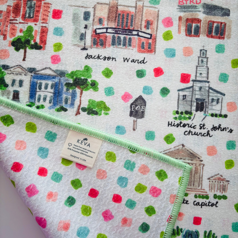 Richmond Double-Sided Tea Towel