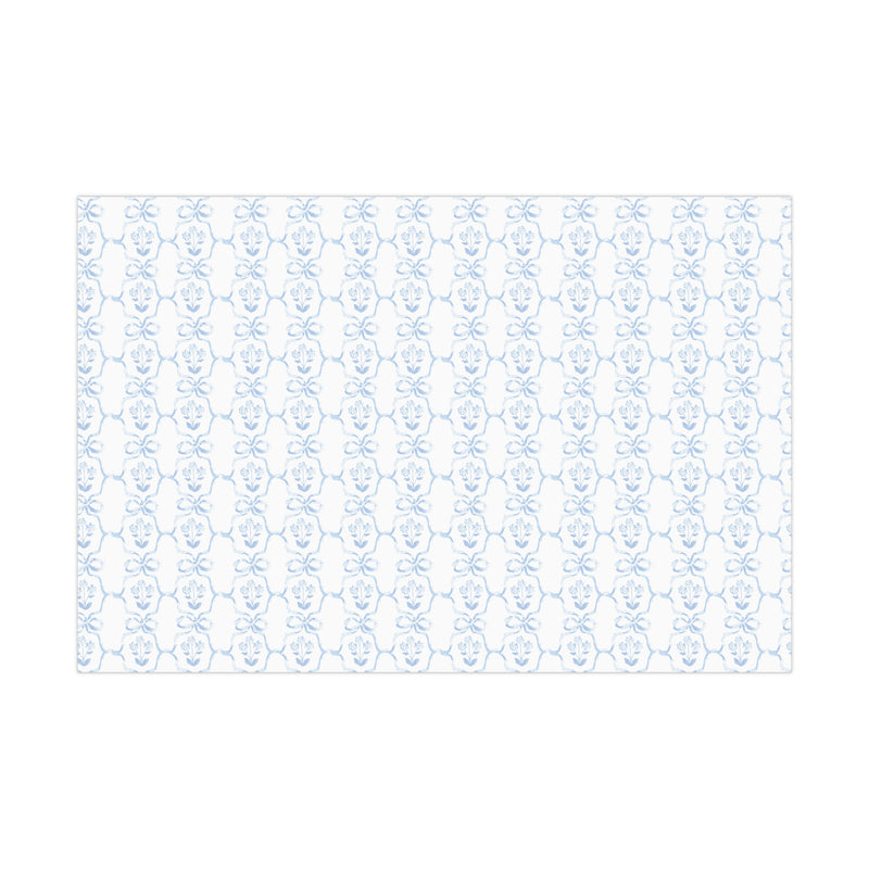 Trois Blue Gift Wrap