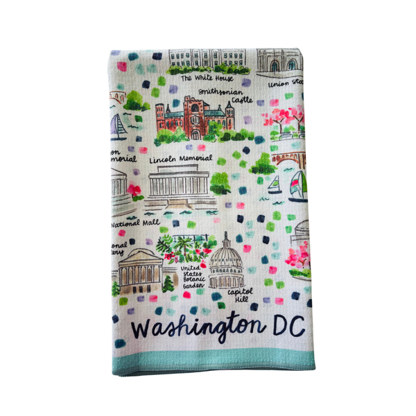 Washington, DC Double-Sided Tea Towel
