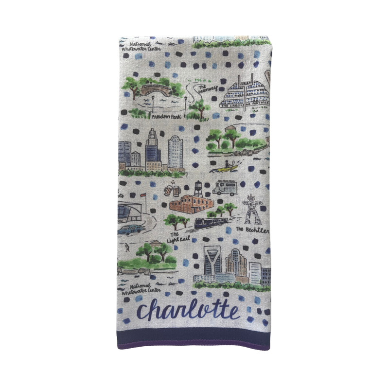 Charlotte Double-Sided Tea Towel