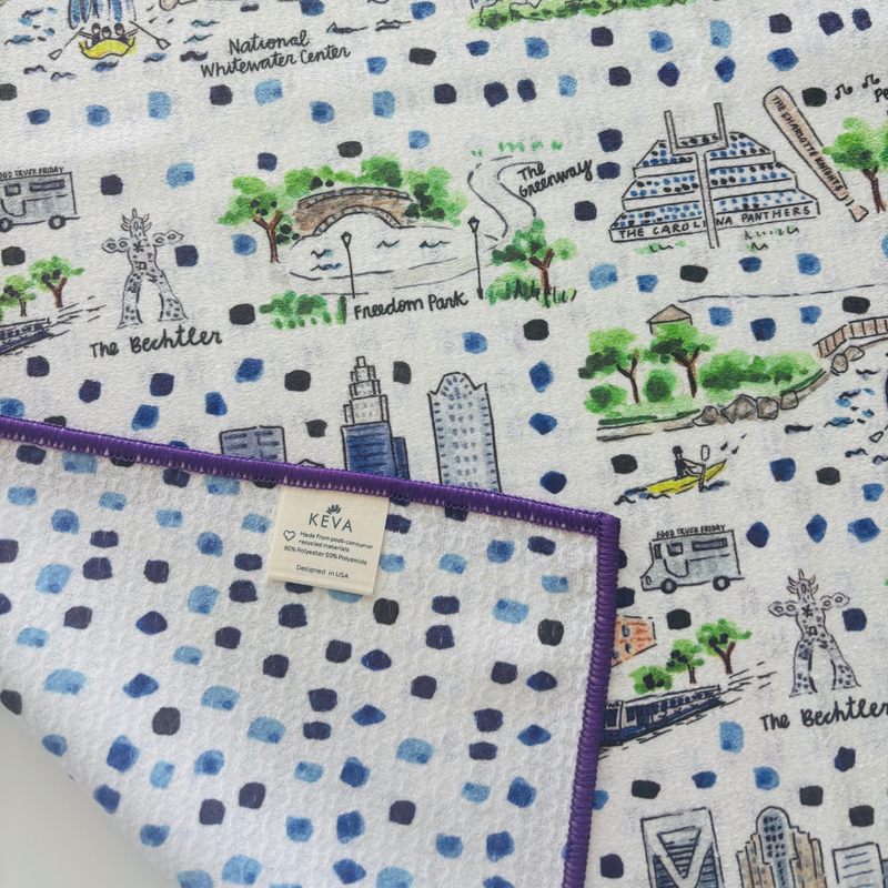 Charlotte Double-Sided Tea Towel
