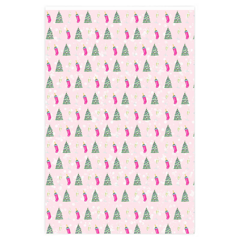Holiday Bubbly Wrapping Paper