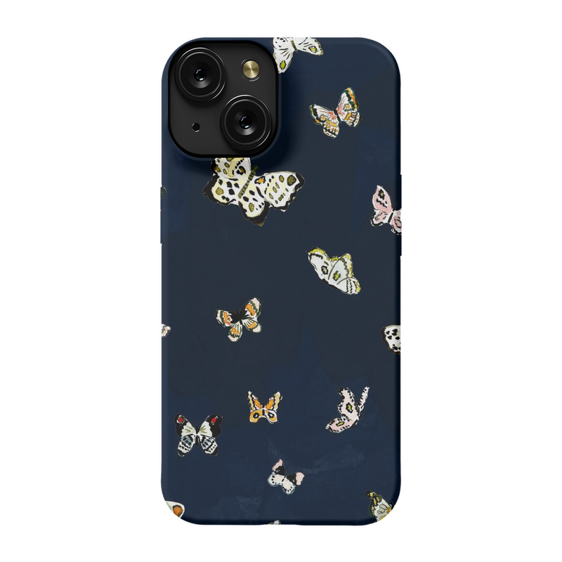 Butterfly Season (Navy) Phone Case