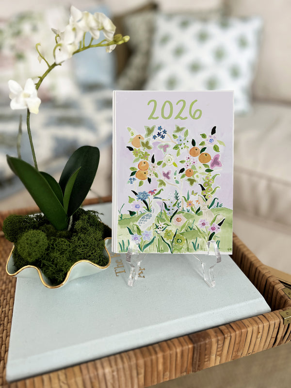 2026 Desk Calendar, Chinoiserie Edition