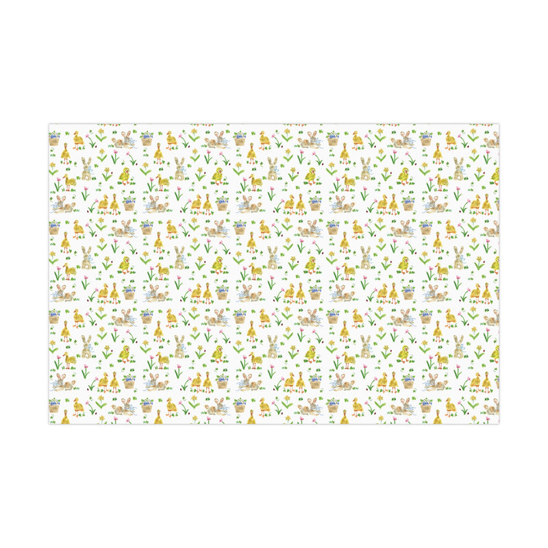 Springtime Easter Bunnies Gift Wrap