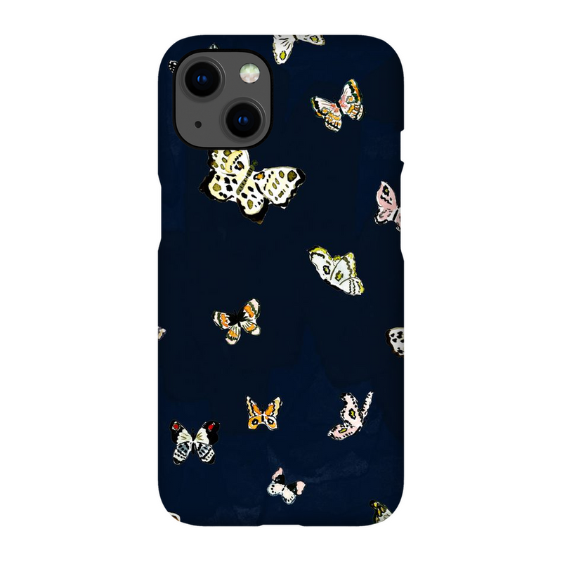 Butterfly Season (Navy) Phone Case