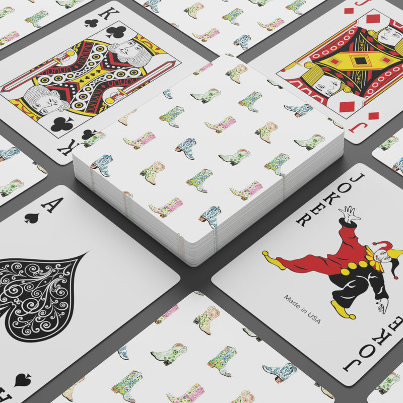 Boots Print Playing Cards