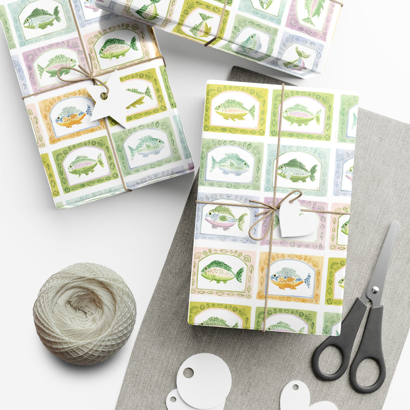 Rainbow Fish Gift Wrap