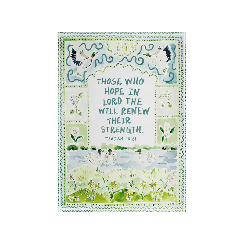 Isaiah 40:31 Acrylic Verse Block