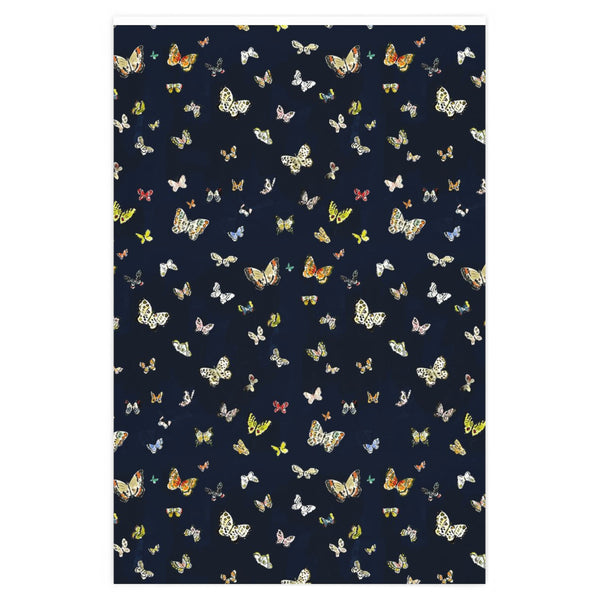 Midnight Butterflies Wrapping Paper