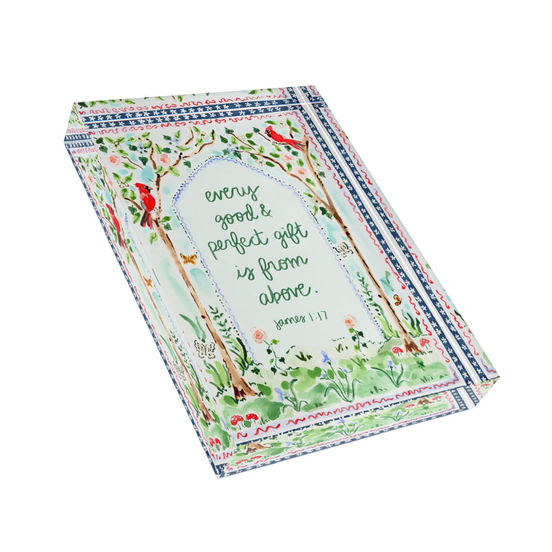 James 1:17 Acrylic Verse Block