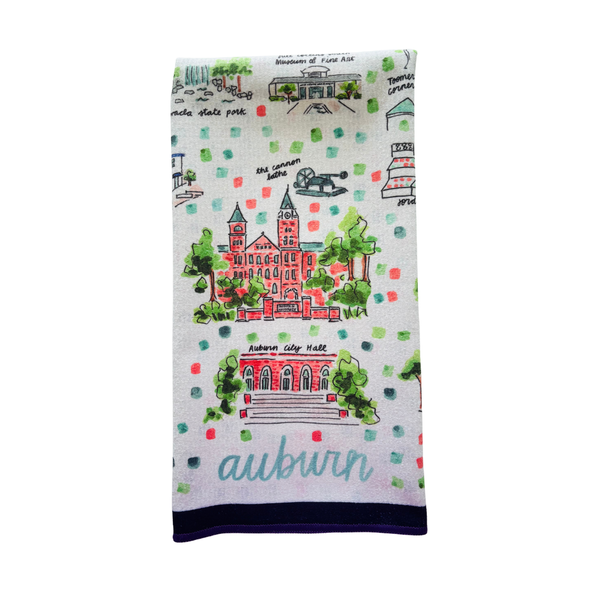 Auburn Double-Sided Tea Towel