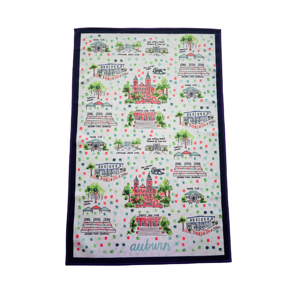 Auburn Double-Sided Tea Towel