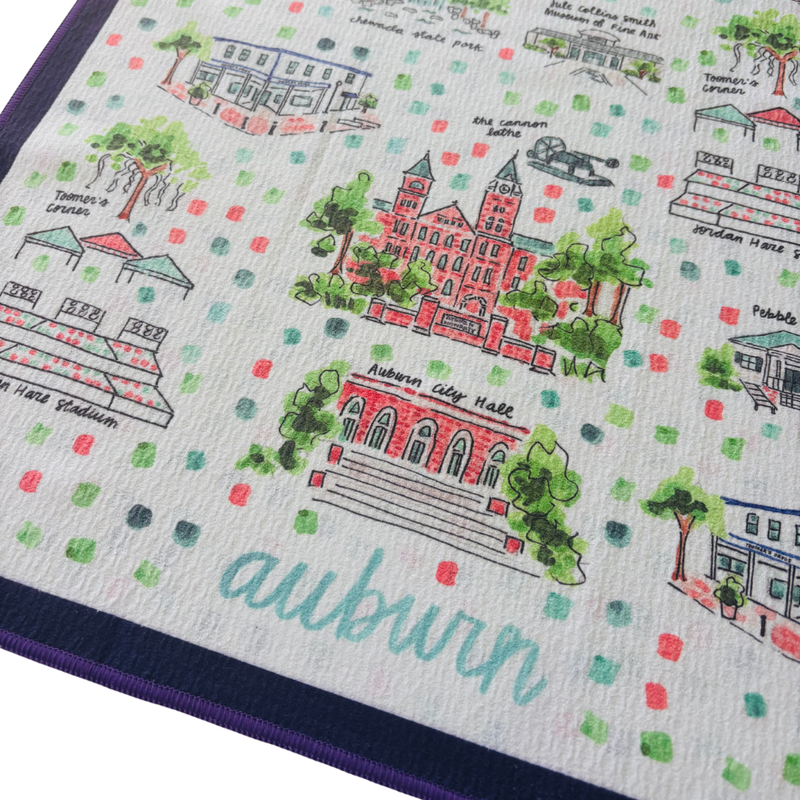 Auburn Double-Sided Tea Towel