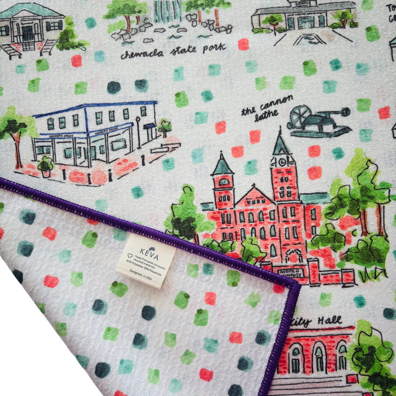 Auburn Double-Sided Tea Towel