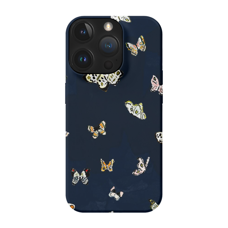 Butterfly Season (Navy) Phone Case