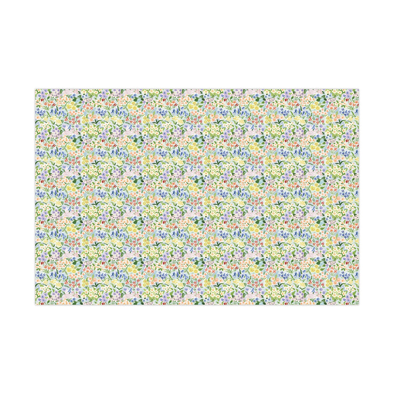 Coquelicot Floral Gift Wrap