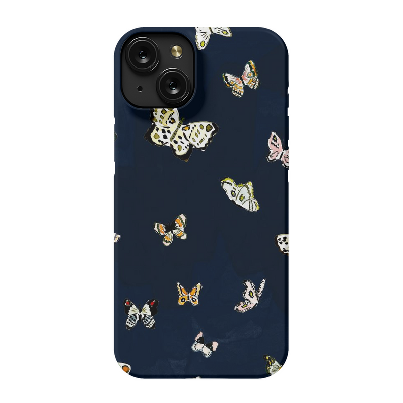 Butterfly Season (Navy) Phone Case