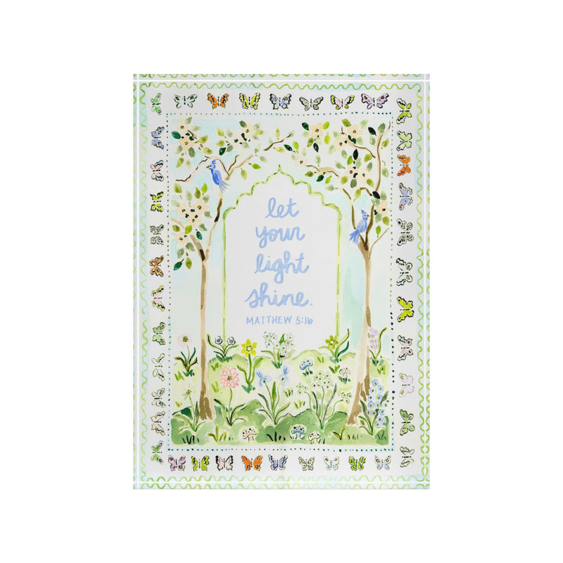 Matthew 5:16 Acrylic Verse Block