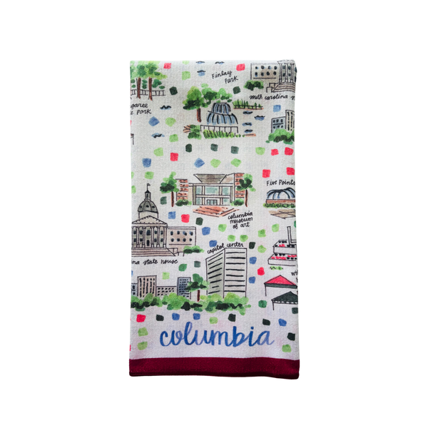 Columbia Double-Sided Tea Towel