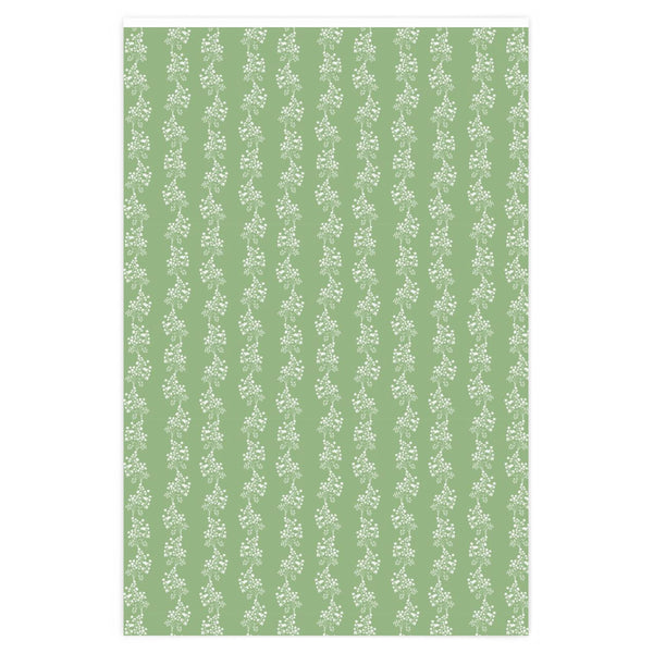Love Fern Green Wrapping Paper