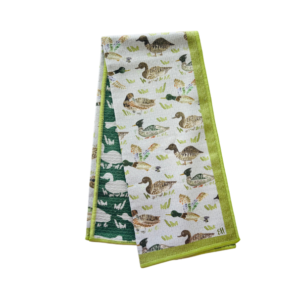 Duck, Duck Double-Sided Tea Towel
