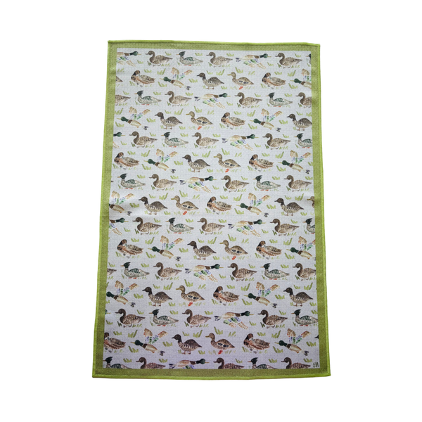 Duck, Duck Double-Sided Tea Towel