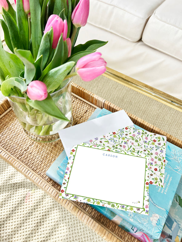 Bisou Blooms Print Notecard Set