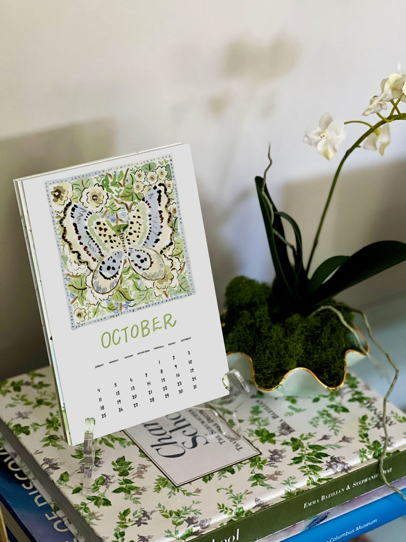 2026 Desk Calendar, Butterfly Edition