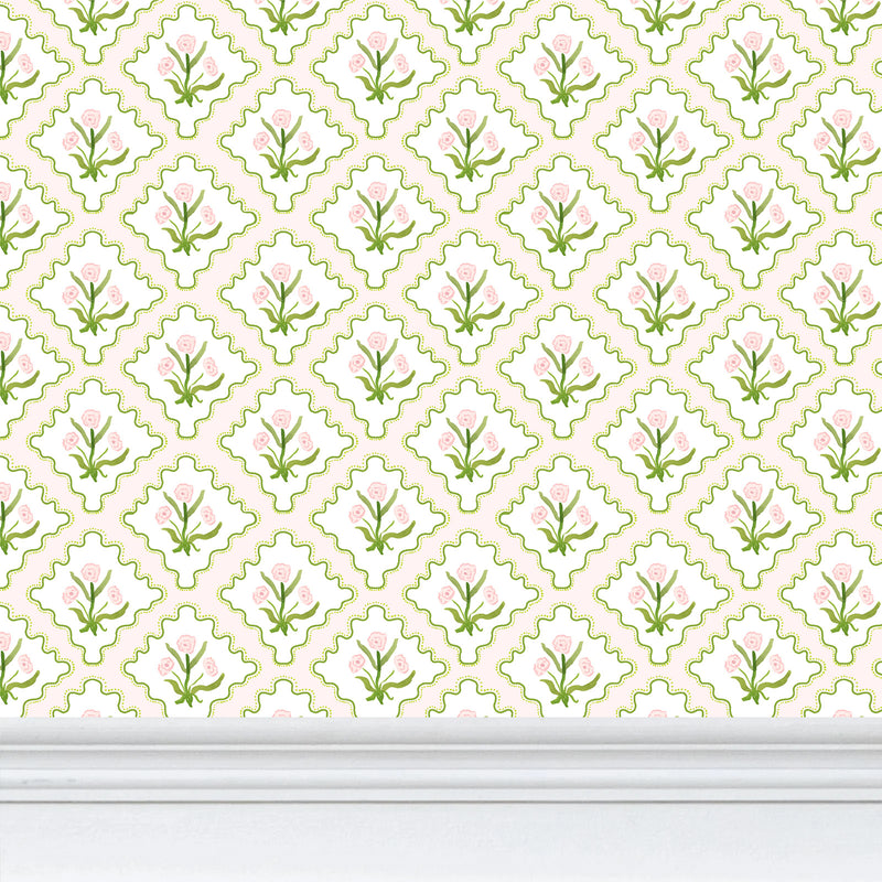 Boykin Pink Wallpaper