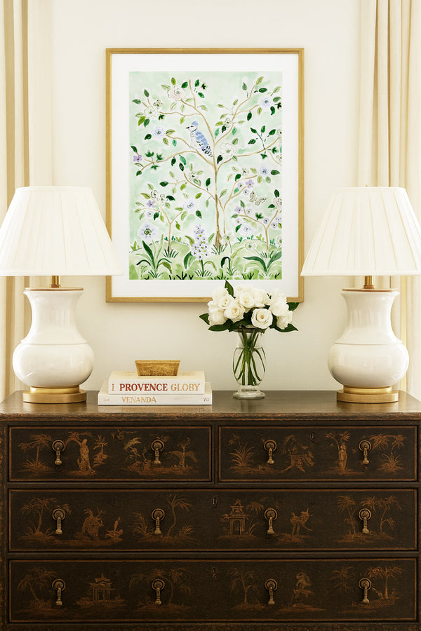 The "Branching Out No. 1" Chinoiserie Fine Art Print