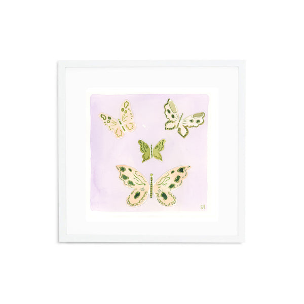 Rainbow Butterfly Lavender, Fine Art Print